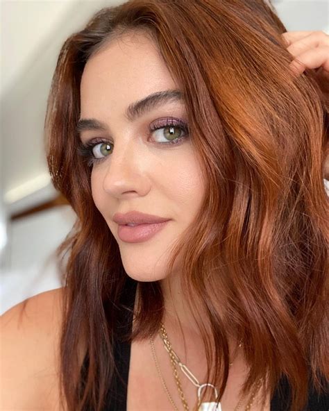 lucy hale red hair|lucy hale hair color.